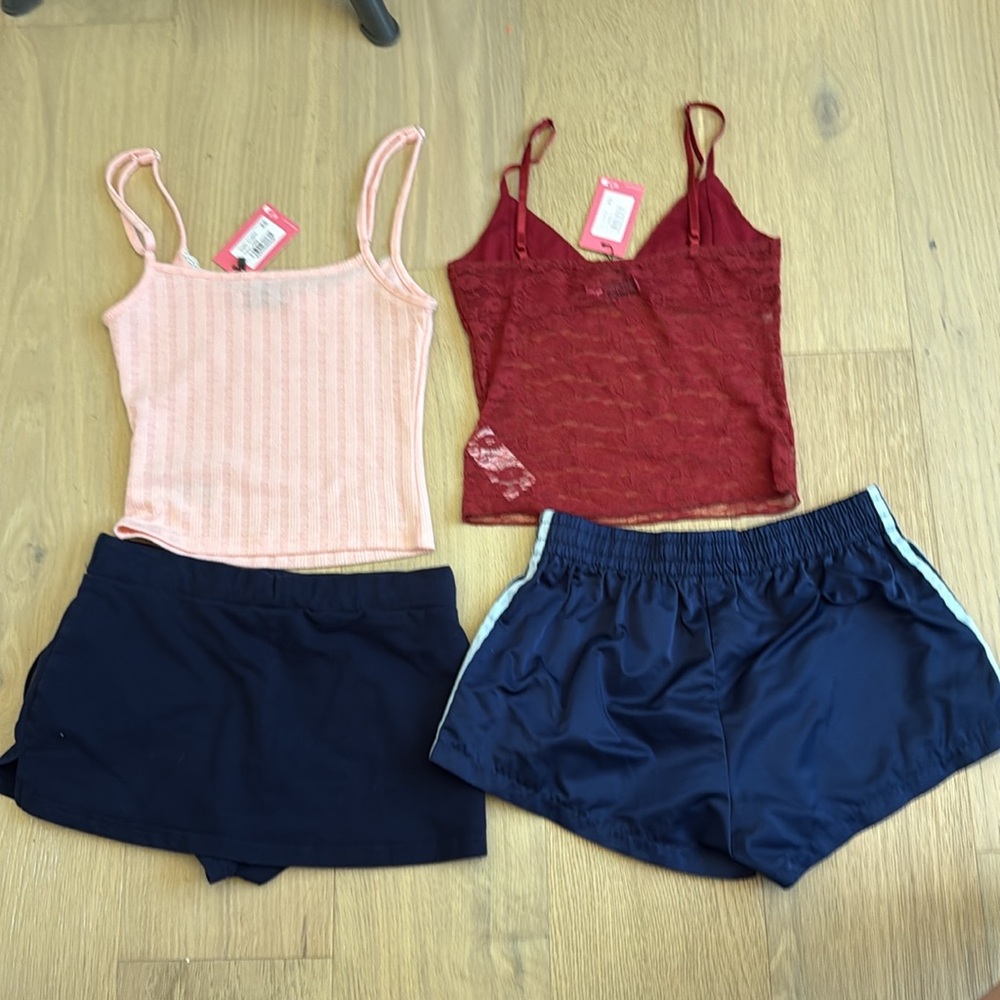 Edikted two tanks (New) and two shorts extra small - Picture 2 of 6